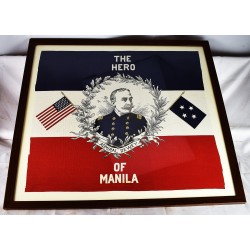 Admiral George Dewey, the "Hero of Manila," Parade Banner